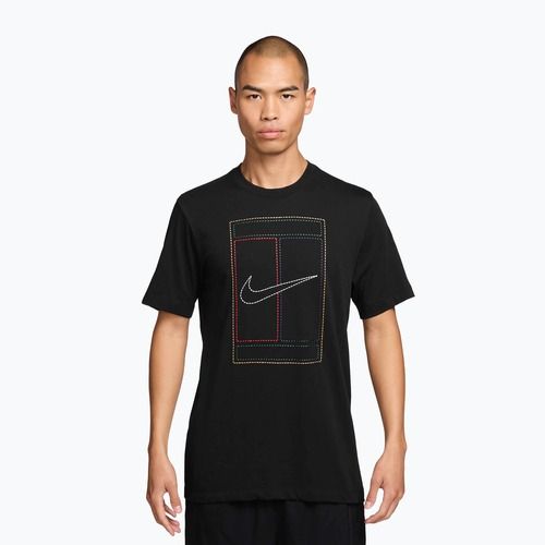 Tricou pentru bărbați Nike Court Heritage black