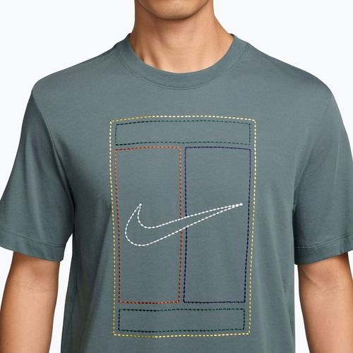 Tricou pentru bărbați Nike Court Heritage mineral slate