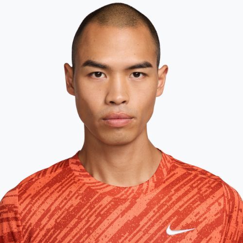 Tricou de tenis pentru bărbați Nike Court Dri-Fit Victory Print turf orange/white