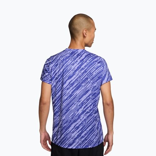 Tricou de tenis pentru bărbați Nike Court Dri-Fit Victory Print lapis/white