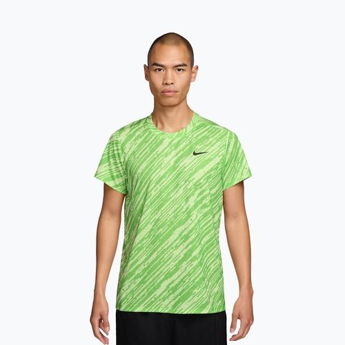 Tricou de tenis pentru bărbați Nike Court Dri-Fit Victory Print mean green/black