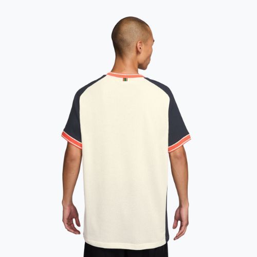 Tricou de tenis pentru bărbați Nike Court Heritage sail/dark obsidian