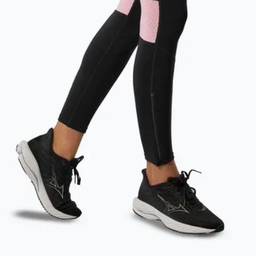 Colanți de alergare pentru femei Mizuno Active Warmalite Long black/mauve