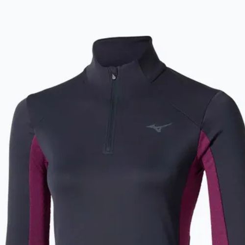 Bluză de alergare pentru femei Mizuno Active Warm Half Zip baritone blue