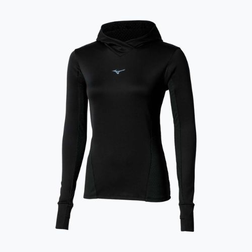 Bluză de alergare pentru femei Mizuno Active Warm Hooded black