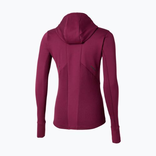 Bluză de alergare pentru femei Mizuno Active Warm Hooded dark purple