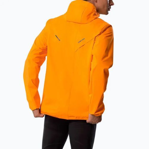 Geacă de alergare pentru bărbați Mizuno Tech Thermal Charge Hooded tangelo