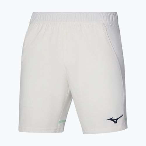 Pantaloni scurți de tenis pentru bărbați Mizuno 8 in Flex Short white/neo mint