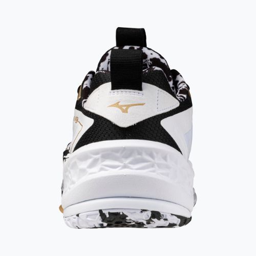 Încălțăminte de handbal Mizuno Wave Stealth Neo 2 white/black/ge gold