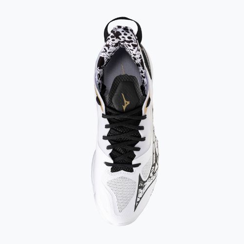 Încălțăminte de handbal Mizuno Wave Mirage 5 white/black/ge gold