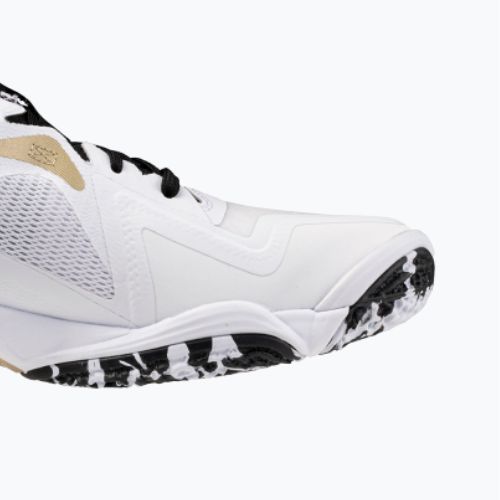 Încălțăminte de volei Mizuno Wave Lightning Z8 Mid White/Black/Gold