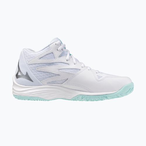 Încălțăminte de volei pentru femei Mizuno Thunder Blade Z Mid white/blue tint