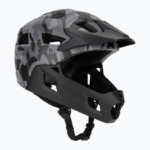 Cască de ciclism pentru copii ATTABO Predator full face gray