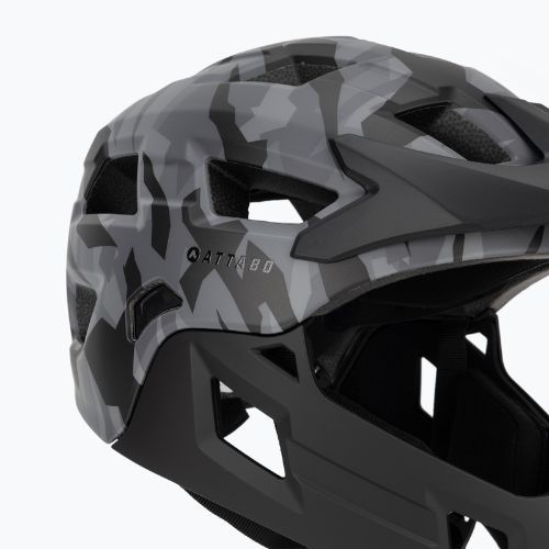 Cască de ciclism pentru copii ATTABO Predator full face gray