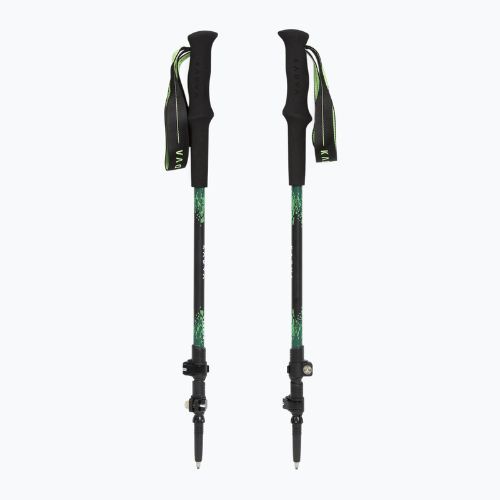 Bețe de trekking KADVA Torre adjustable carbon green