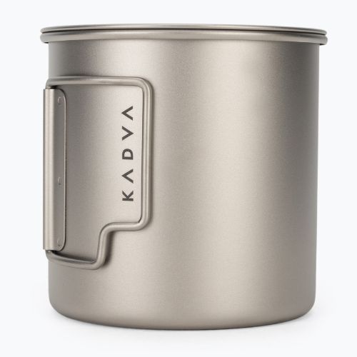 Cană turistică KADVA titanium ultralight gray