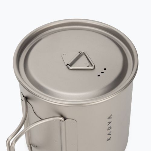 Cană turistică KADVA titanium ultralight gray