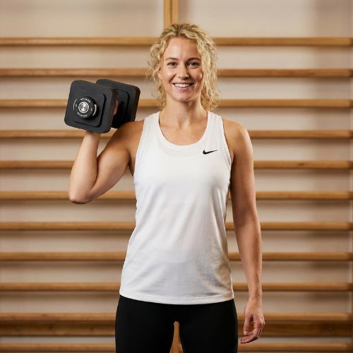 Halteră reglabilă XTREXO 15 kg black