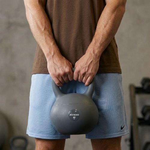 Kettlebell SOFT XTREXO 10 kg gri