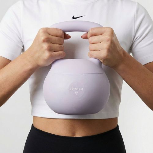 Kettlebell SOFT XTREXO 10 kg violet