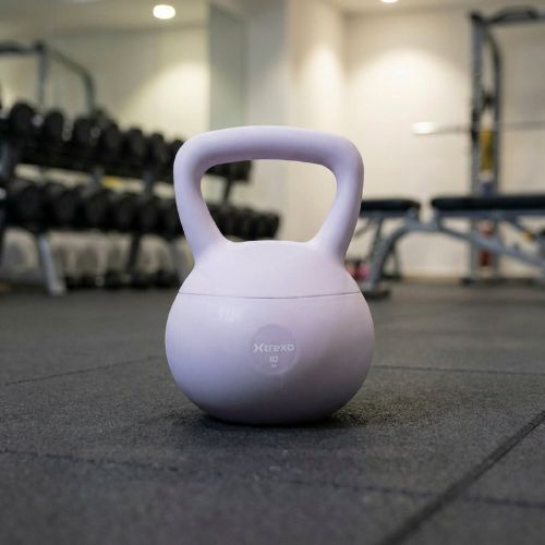 Kettlebell SOFT XTREXO 10 kg violet
