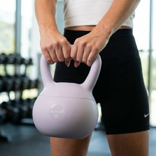 Kettlebell SOFT XTREXO 10 kg violet