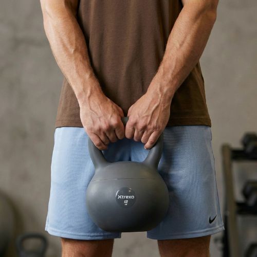 Kettlebell SOFT XTREXO 12 kg gri