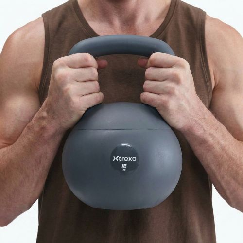 Kettlebell SOFT XTREXO 12 kg gri