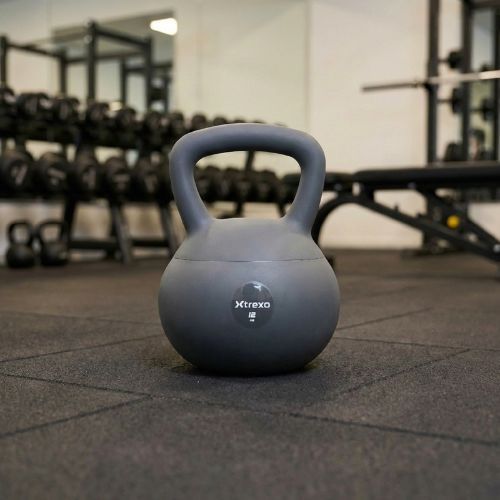 Kettlebell moale XTREXO 12 kg grey