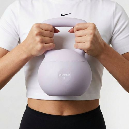 Kettlebell SOFT XTREXO 4 kg violet