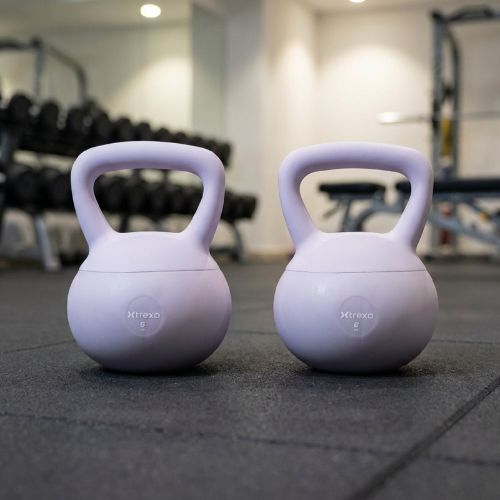 Kettlebell moale XTREXO 6 kg purple
