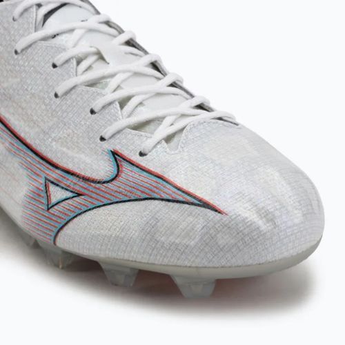 Încălțăminte de fotbal pentru bărbați Mizuno Alpha JP white/ignition red/801 c