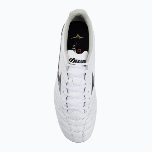 Încălțăminte de fotbal pentru bărbați Mizuno Morelia Neo IV Pro MD white/black/chinese red