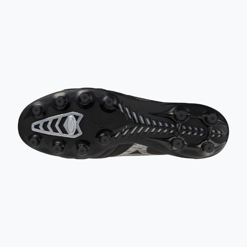 Încălțăminte de fotbal pentru bărbați Mizuno Morelia Neo IV β Elite FG black/galaxy silver/black