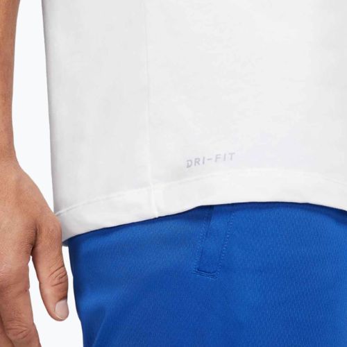 Tricou pentru bărbați Nike Dri-Fit smokey white/black