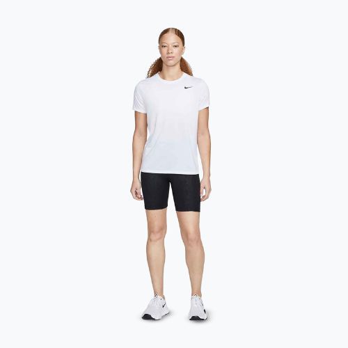 Tricou de antrenament pentru femei Nike Dri-Fit white/black
