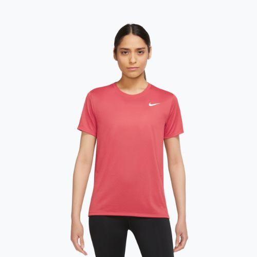Tricou de antrenament pentru femei Nike Dri-Fit sea coral/white