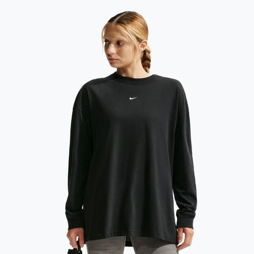 Longsleeve pentru femei Nike Dri-Fit black/white