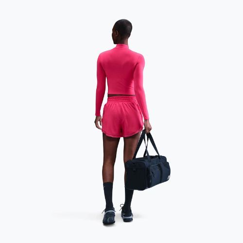 Bluză cu mânecă lungă pentru femei Nike One Fitted Dri-Fit 1/4 Zip Mid Layer rush pink/white