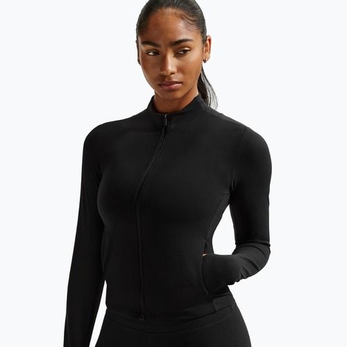 Hanorac de damă pentru antrenament Nike Zenvy Dri-Fit Full Zip black/cool grey