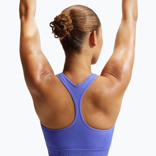 Tricou pentru femei Nike Pro Seamless Dri-Fit Cropped sapphire