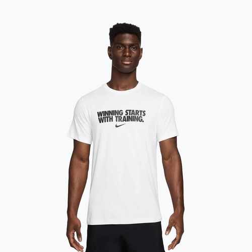 Tricou pentru bărbați Nike Dri-Fit Winning white/black