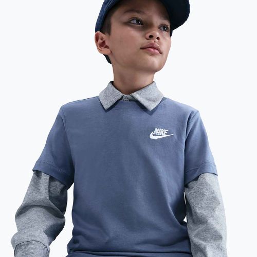 Tricou pentru copii Nike Sportswear world indigo