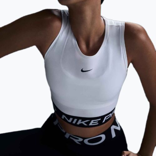 Tricou de antrenament pentru femei Nike Pro Dri-Fit white/black