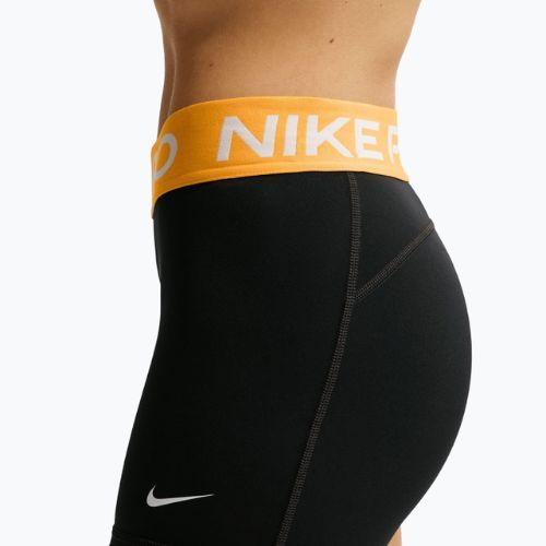 Pantaloni scurți pentru femei Nike Pro Mid-Rise Biker 3" black/university gold/white