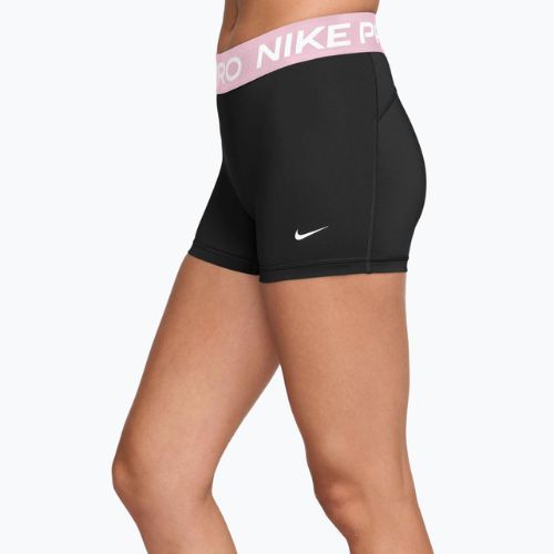 Pantaloni scurți pentru femei Nike Pro Mid-Rise Biker 3" black/pink foam/white