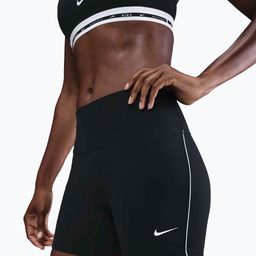 Pantaloni scurți pentru femei Nike One Dri-Fit Biker 5" black/white