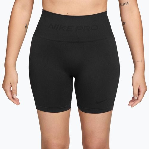 Pantaloni scurți pentru femei Nike Pro Seamless High-Waisted Biker 5" black