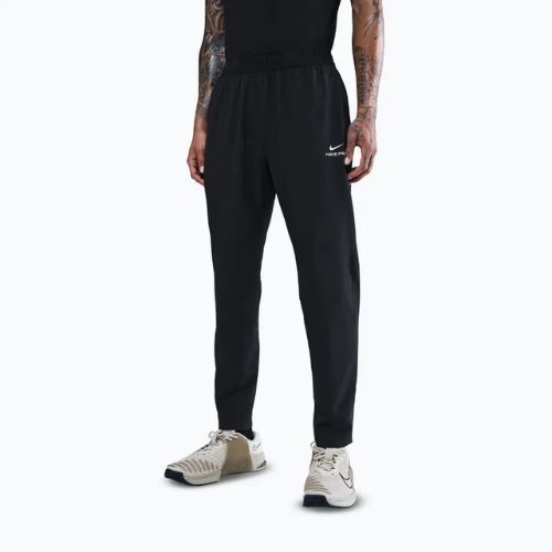 Pantaloni bărbați Nike Pro Training Dri-Fit negru/alb