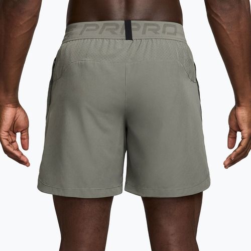 Pantaloni scurți pentru bărbați Nike Pro Training Dri-Fit 6" light army/light liquid lime